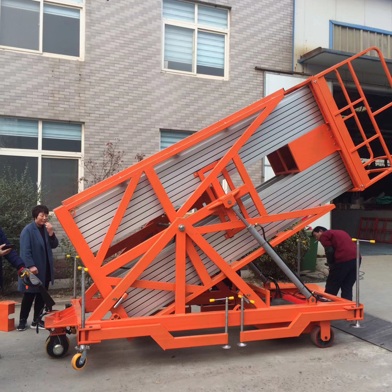 可傾斜式鋁合金升降機 可傾斜式鋁合金升降機