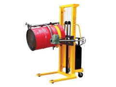 半電動(dòng)多功能油桶倒料車